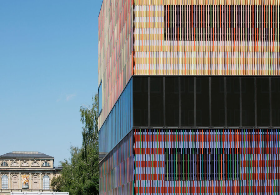 Fotografie Außenansicht des Museums Brandhorst