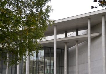 Außenansicht der Pinakothek der Moderne