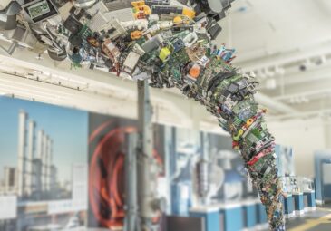 Schrottornado im Museum