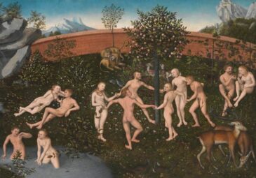 Ausschnitt eines Gemäldes von Lucas Cranach d.Ä.