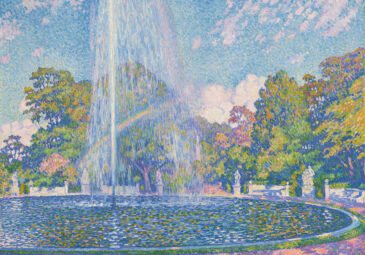 Ausschnitt aus dem Gemälde von Theo van Rysselberghe aus dem Sammlungsbestand Neue Pinakothek