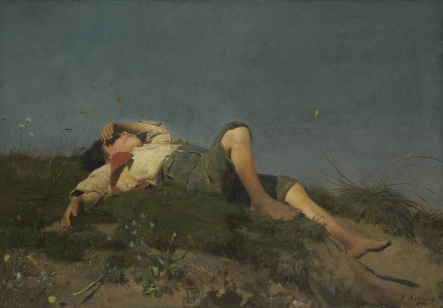 Franz von Lenbach, Hirtenknabe, 1860, Bayerische Staatsgemäldesammlungen, Sammlung Schack München