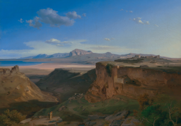 Ausschnitt eines Landschaftsbildes von Carl Rottmann aus dem Sammlungsbestand Neue Pinakothek