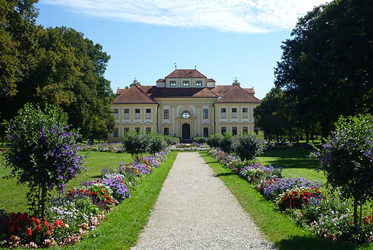 Schloss Lustheim, Außenansicht.