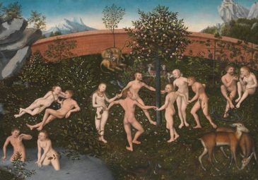 Ausschnitt eines Gemäldes von Lucas Cranach d.Ä.