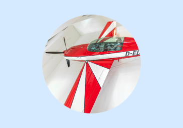 Flugzeug für Kunstflüge.