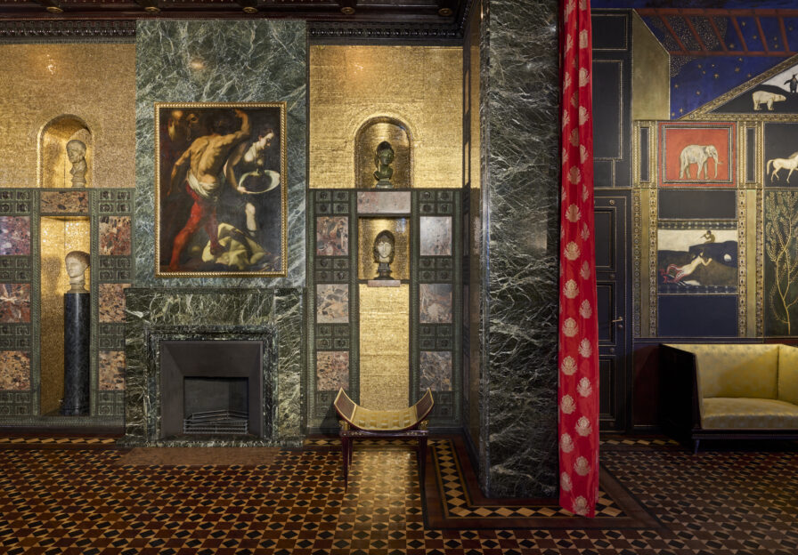 Fotografie von dem Museumsinnenraum der Villa Stuck