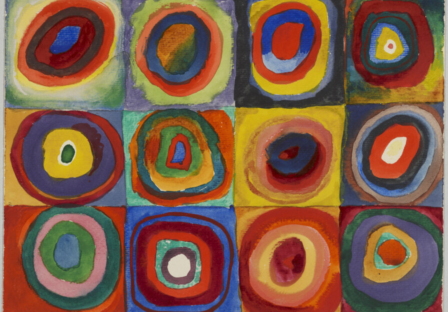 Aquarellstudie von Wassily Kandinsky