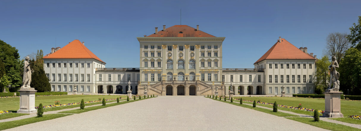 Schloss Nymphenburg, Außenansicht.