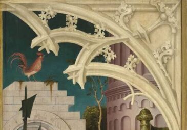 Ausschnitt aus dem Altargemälde von Hans Holbein d.Ä.