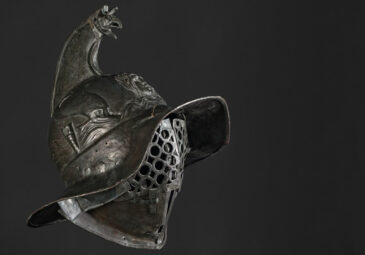 Helm eines Gladiators.