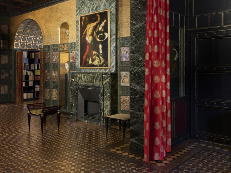 Blick in den Empfangsraum der Villa Stuck.