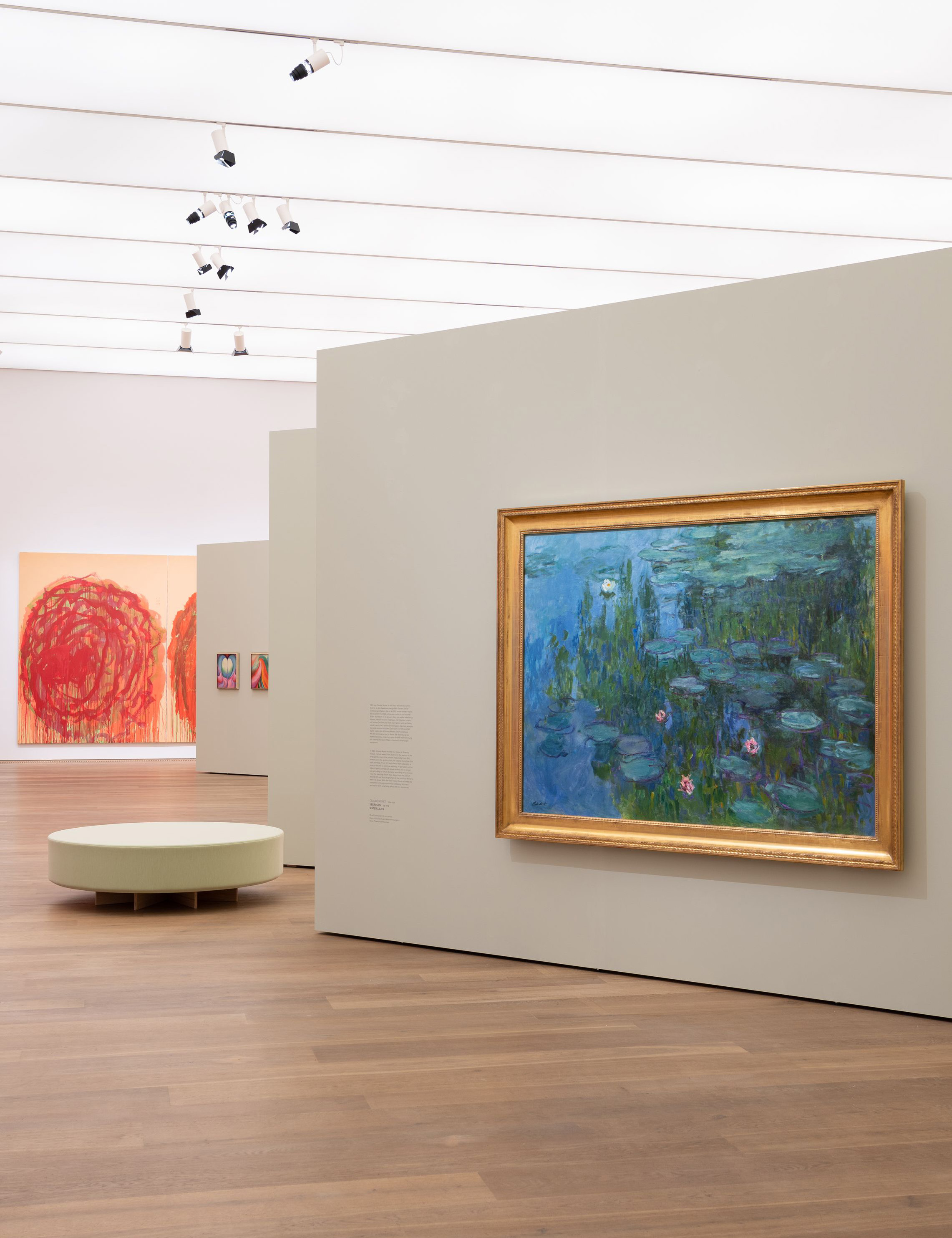 Installationsansicht „La vie en rose. Brueghel, Monet, Twombly