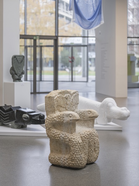 Stefan Rinck, Ausstellungsansicht, Rotunde, Pinakothek der Moderne, Foto: Florian Holzherr