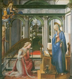Fra Filippo Lippi, Verkündigung Mariae, um 1450