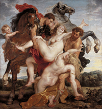 Peter Paul Rubens, Der Raub der Töchter des Leukippos, 1617/18. © Bayerische Staatsgemäldesammlungen